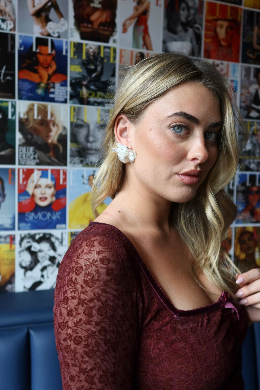 Eloise Flower Statement Earring - Shop LINNY CO