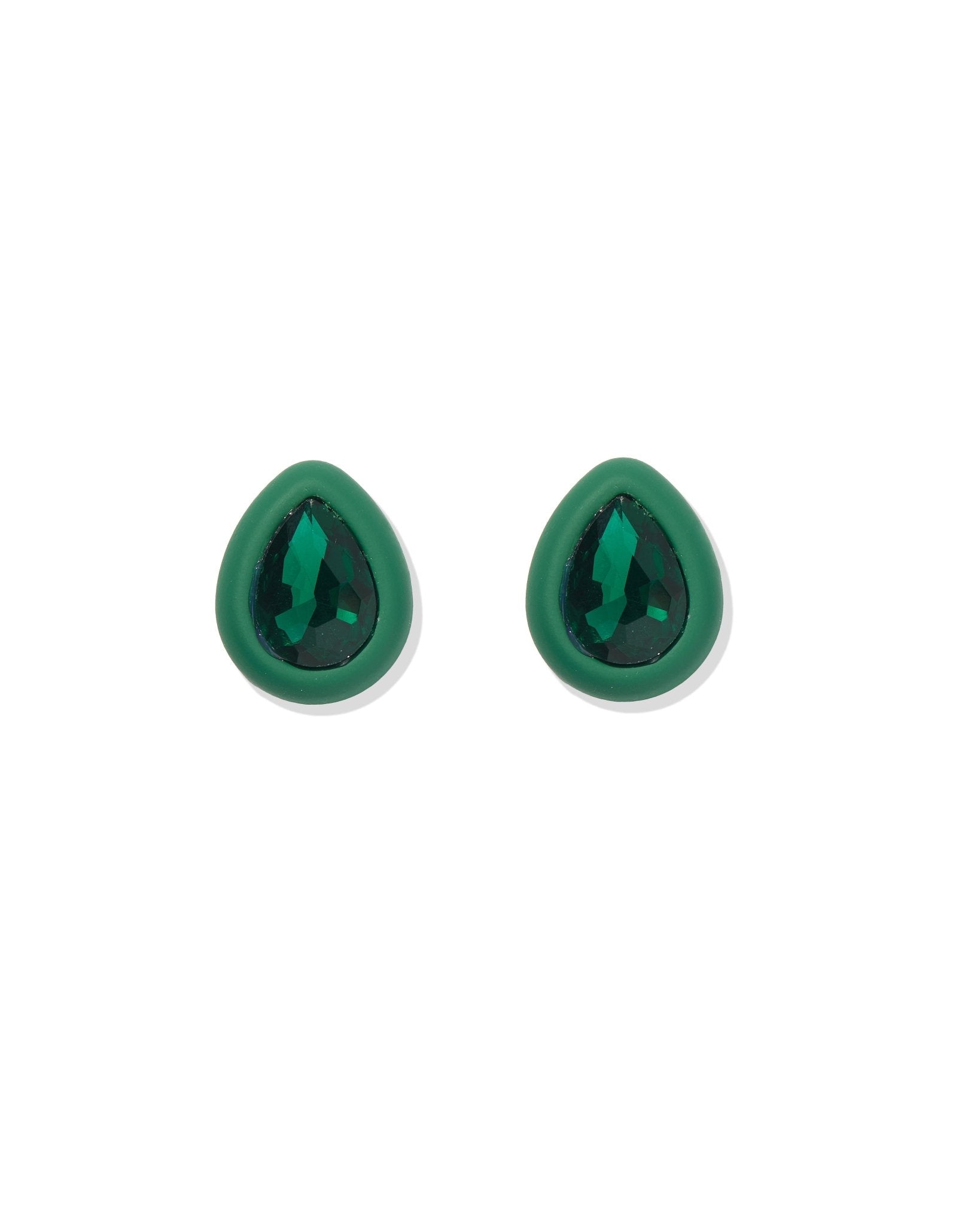 Eva Statement Earring - Green Pear - Shop LINNY CO