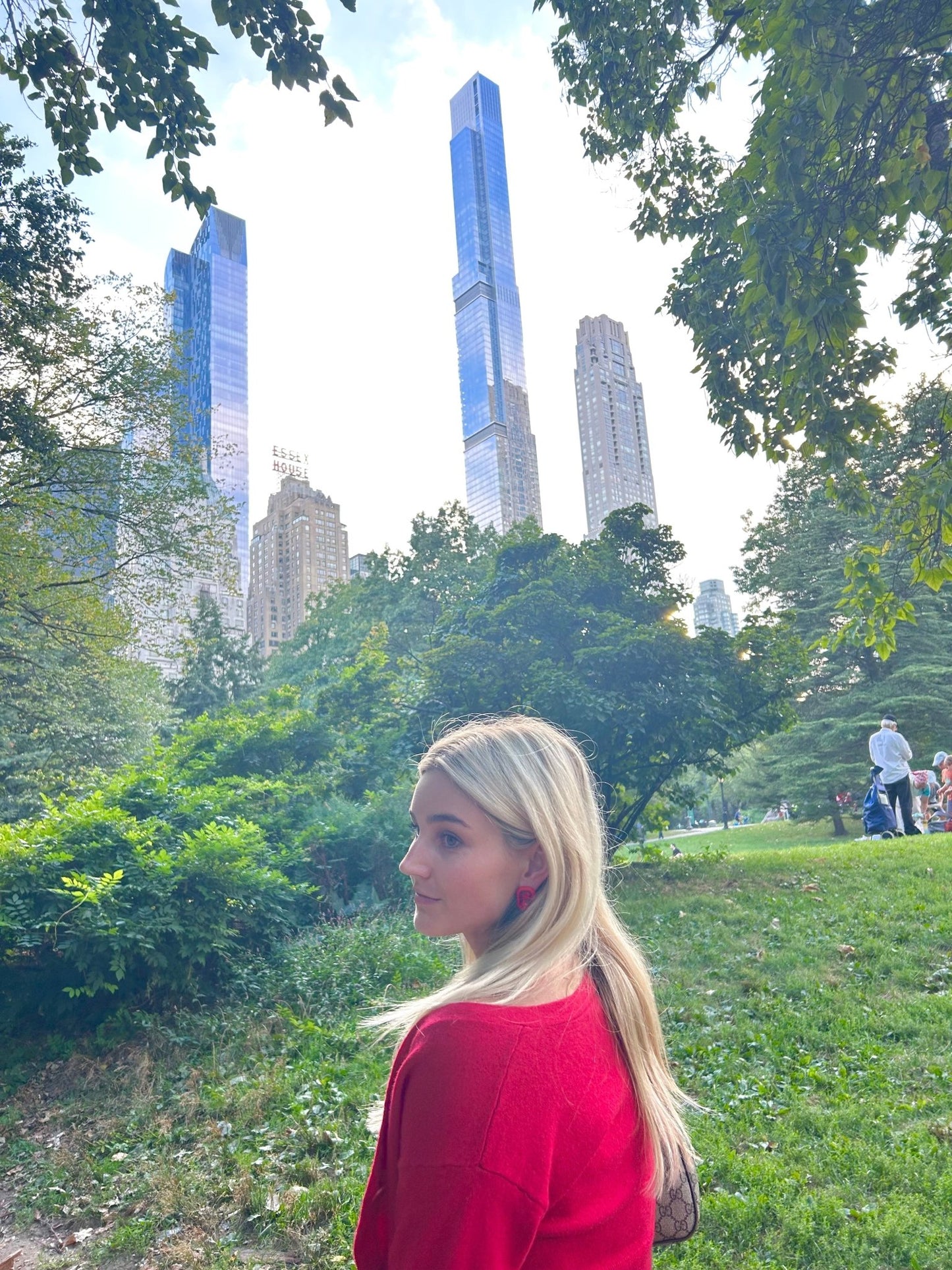 Eva Statement Earring - Red Rectangle - Shop LINNY CO