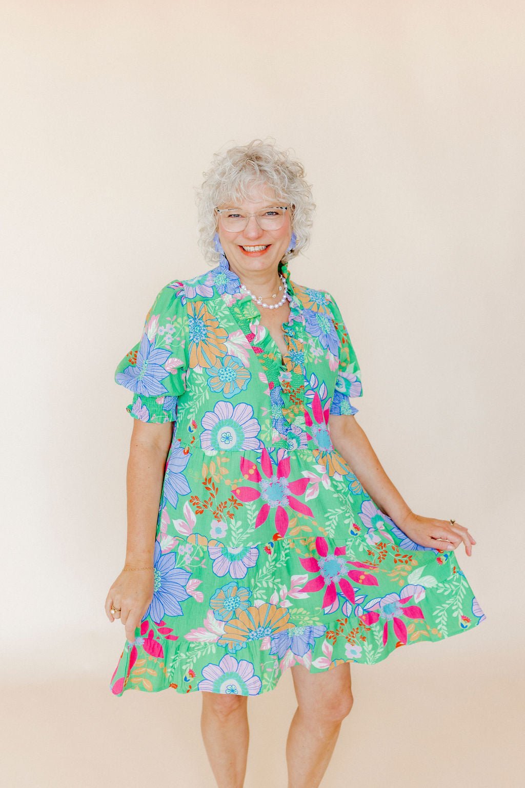 Fern Statement Earrings - Lavender Haze - Shop LINNY CO