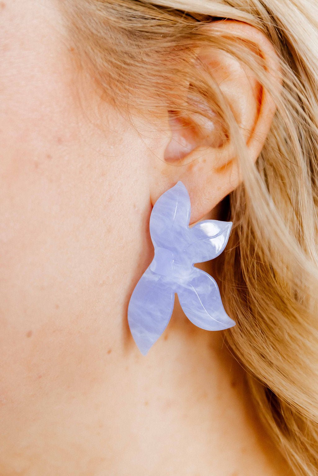 Fern Statement Earrings - Lavender Haze - Shop LINNY CO