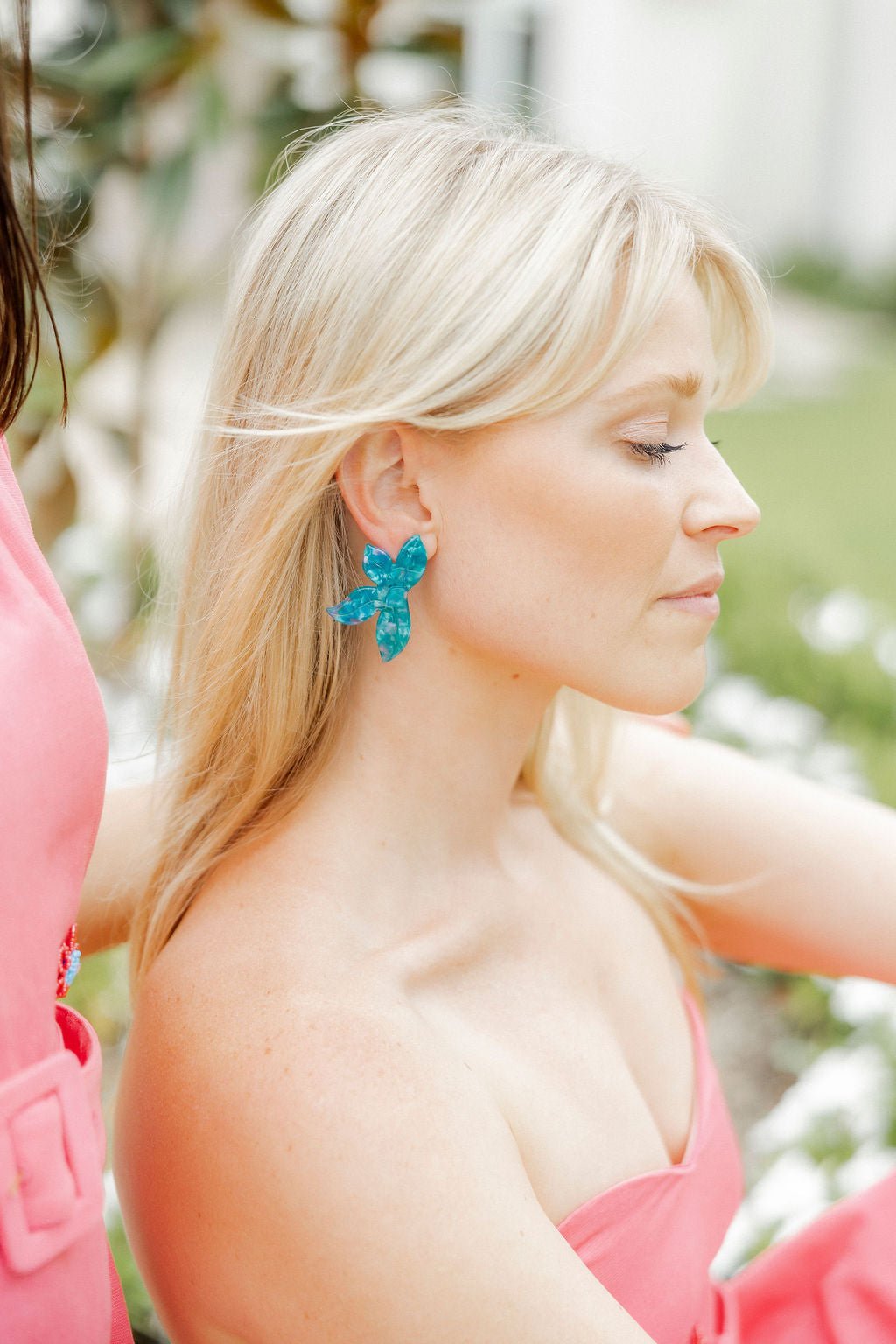 Fern Statement Earrings - Mystic Lagoon - Shop LINNY CO