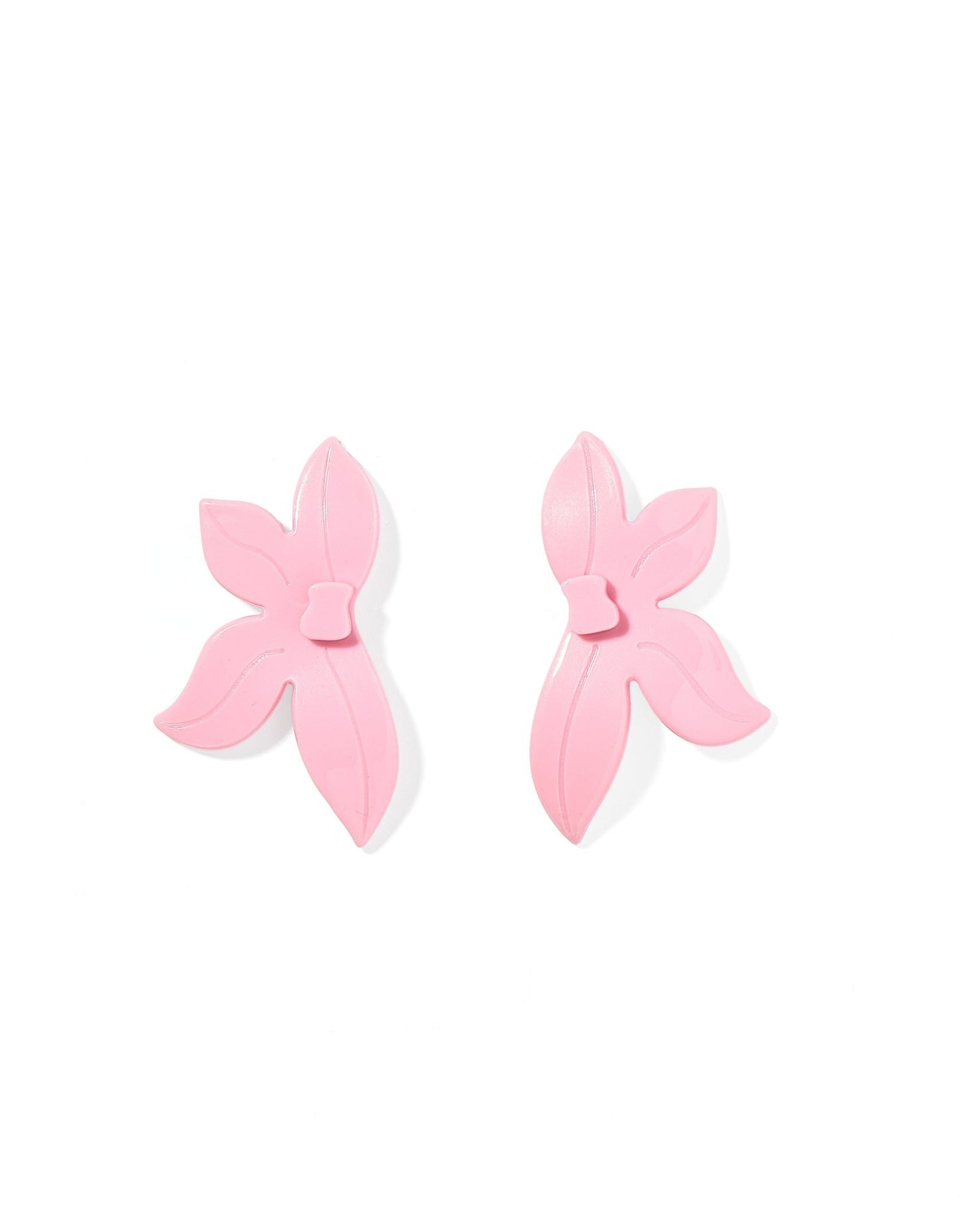 Fern Statement Earrings - Pink Peony - Shop LINNY CO