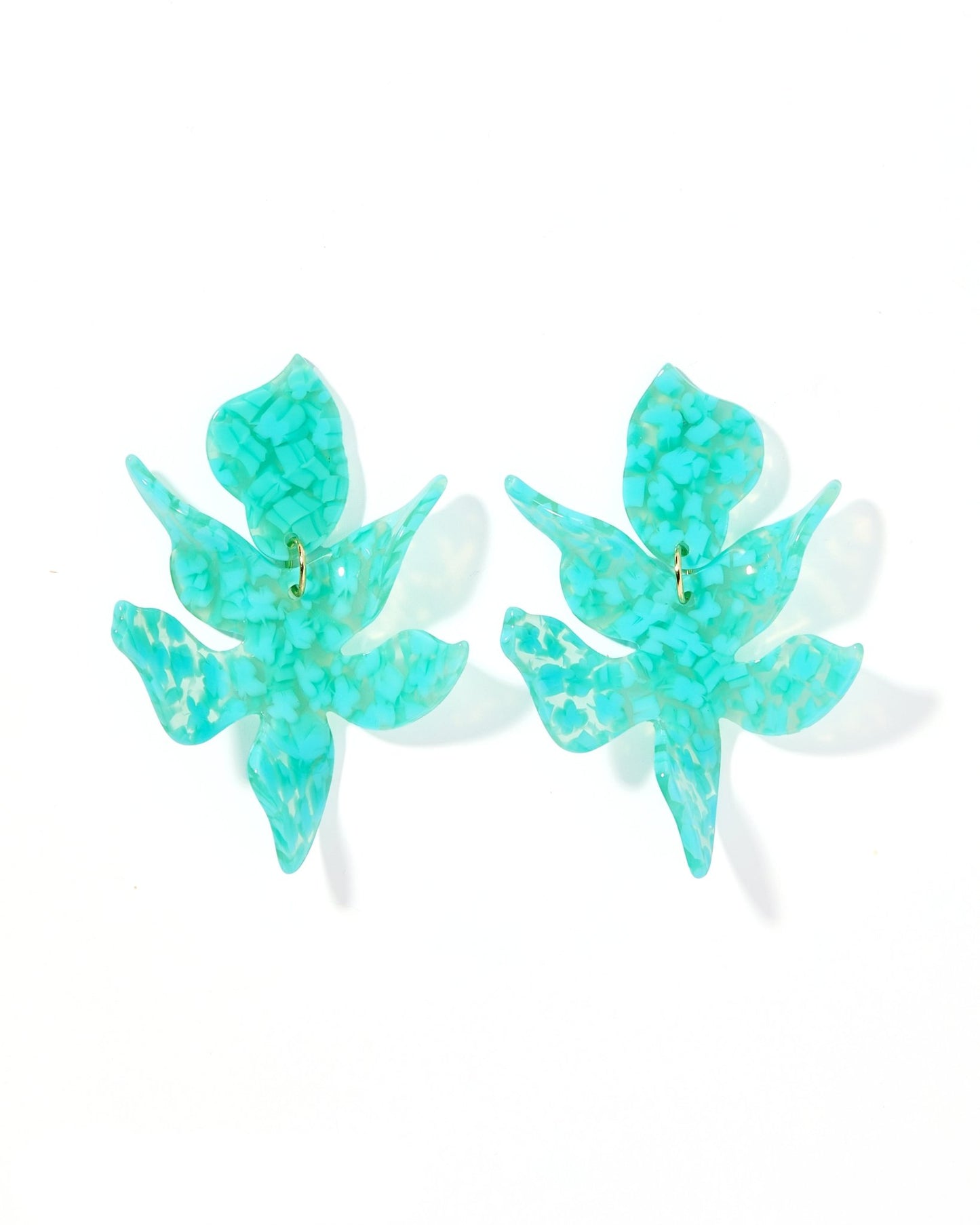 Flora Statement Earrings - Aquamarine - Shop LINNY CO