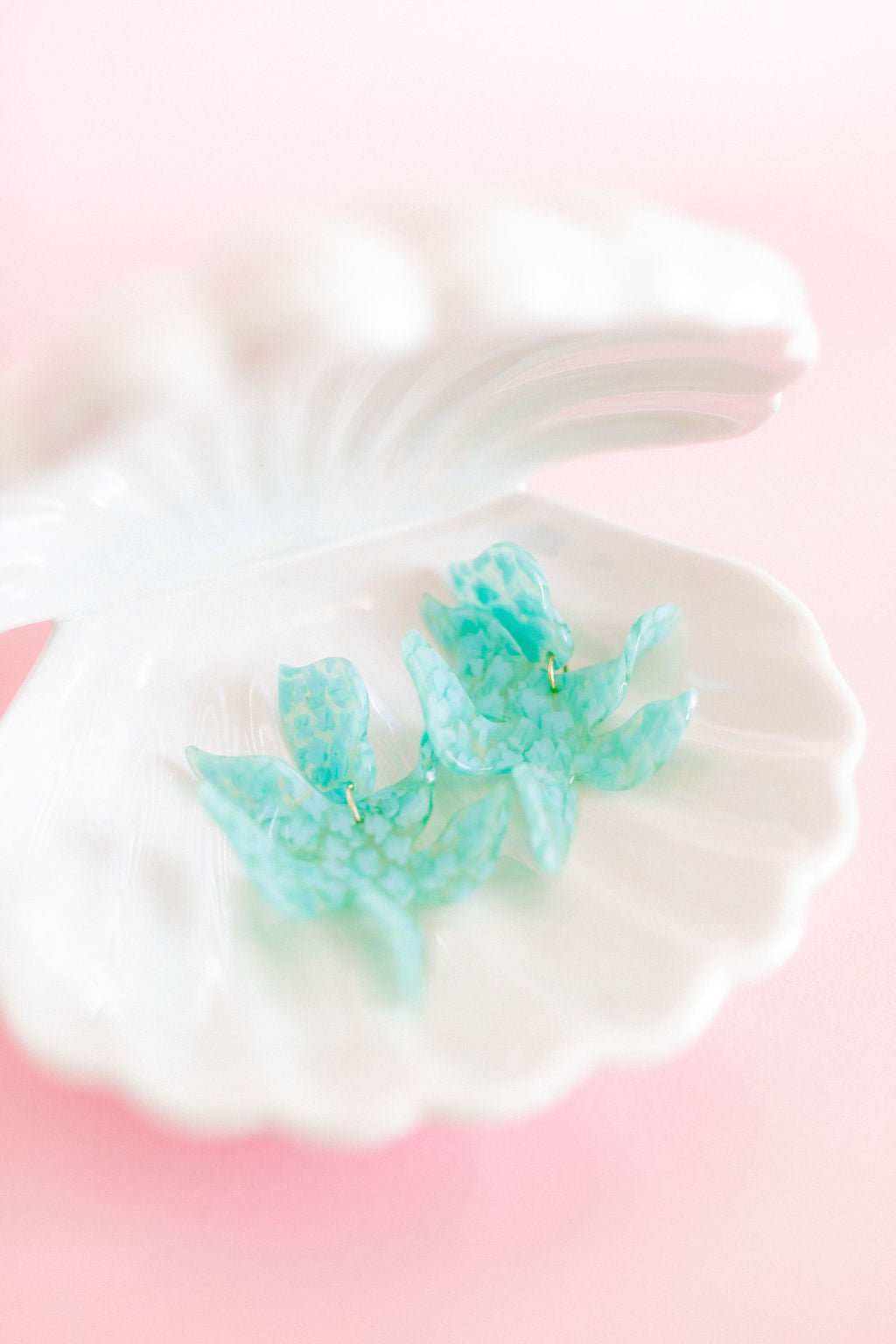 Flora Statement Earrings - Aquamarine - Shop LINNY CO