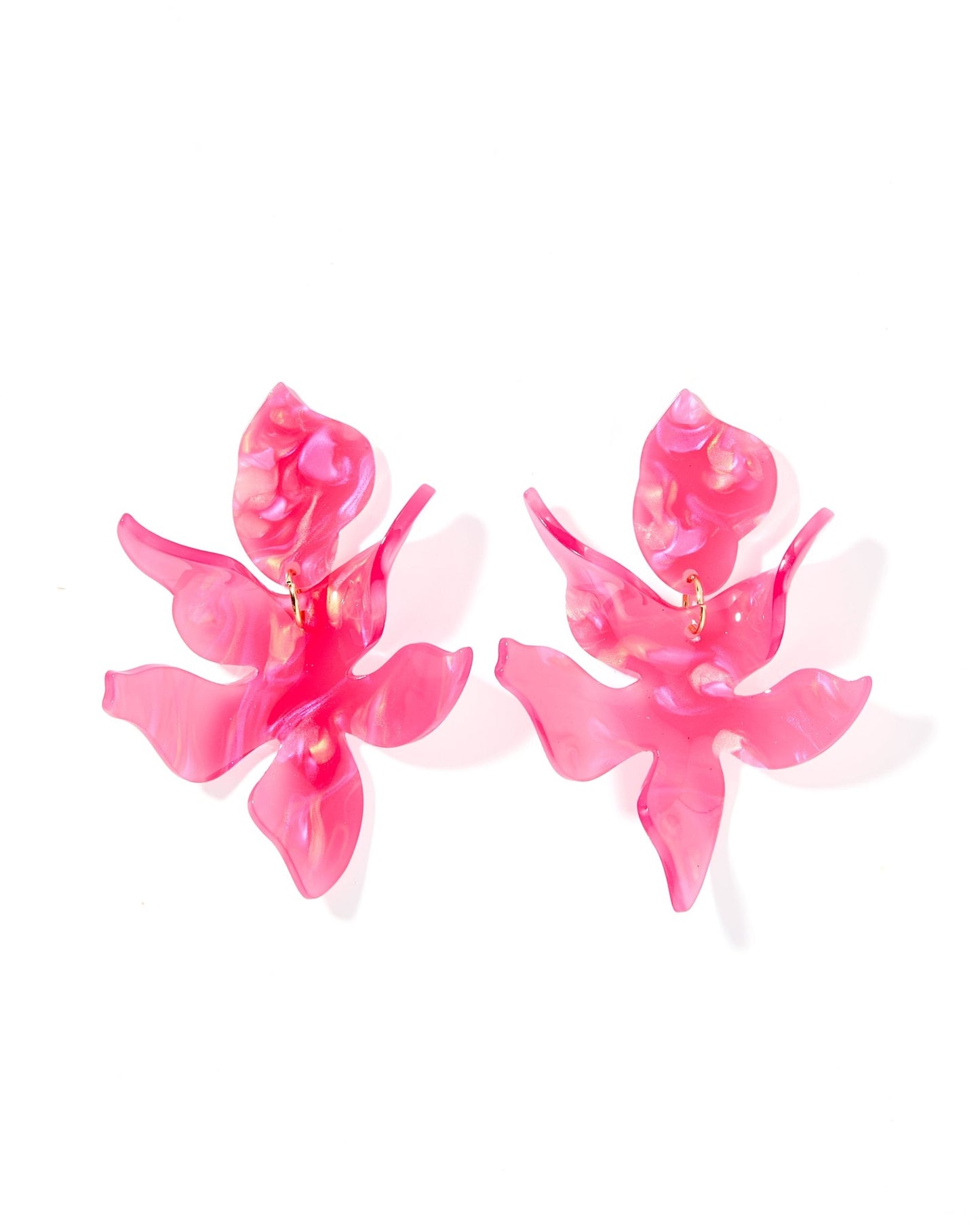 Flora Statement Earrings - Azalea Pink - Shop LINNY CO