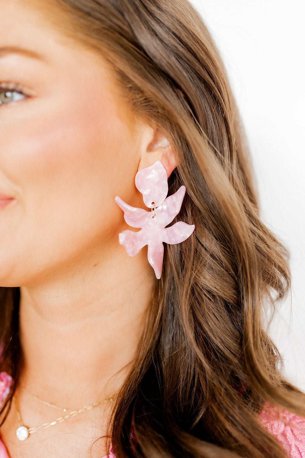 Flora Statement Earrings - Ballet Slipper - Shop LINNY CO