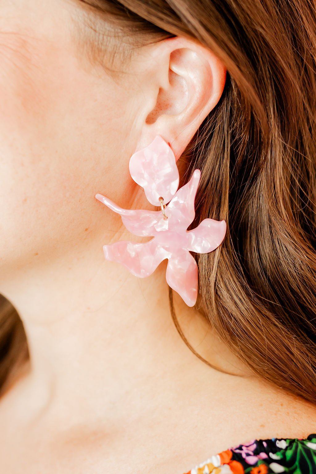 Flora Statement Earrings - Ballet Slipper - Shop LINNY CO