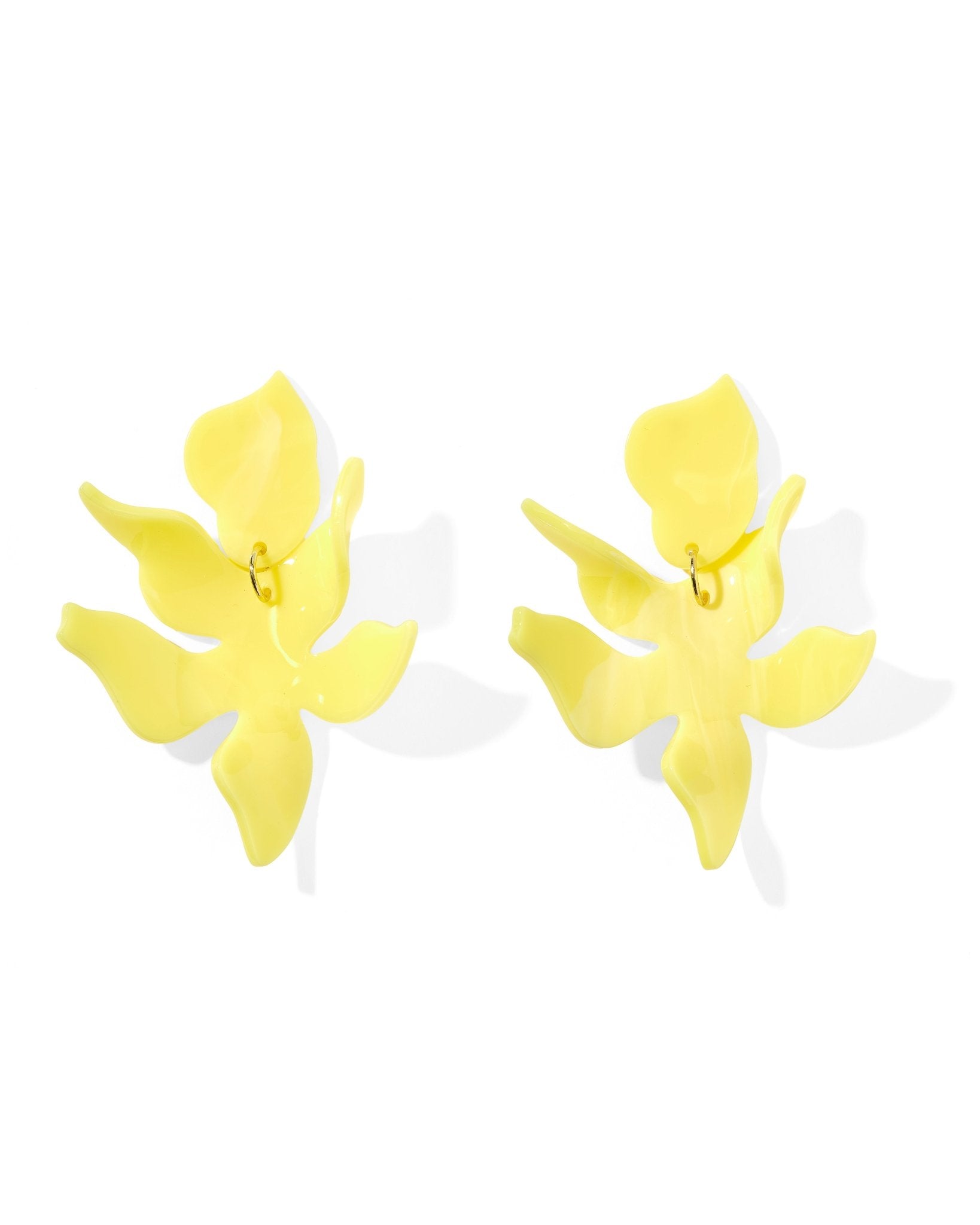 Flora Statement Earrings - Butter Yellow - Shop LINNY CO