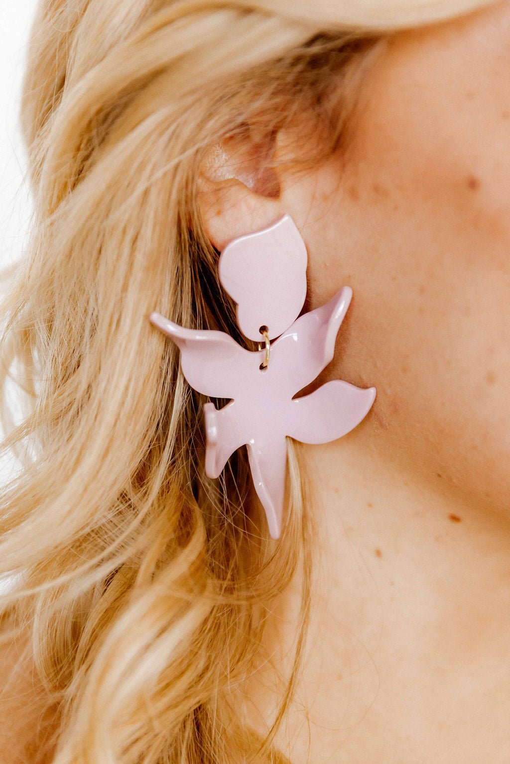 Flora Statement Earrings - Vintage Rose - Shop LINNY CO