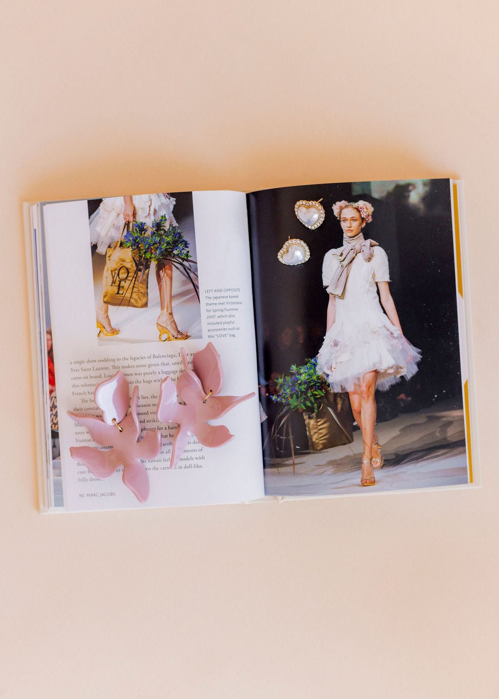 Flora Statement Earrings - Vintage Rose - Shop LINNY CO