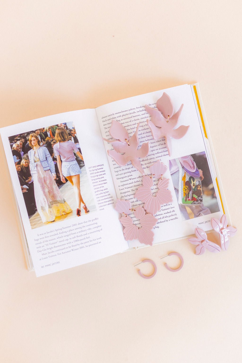 Flora Statement Earrings - Vintage Rose - Shop LINNY CO