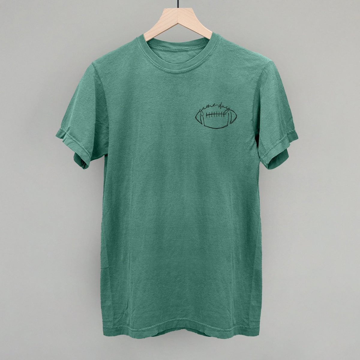 Game Day In Football Scribble (Left Chest) - Shop LINNY CO