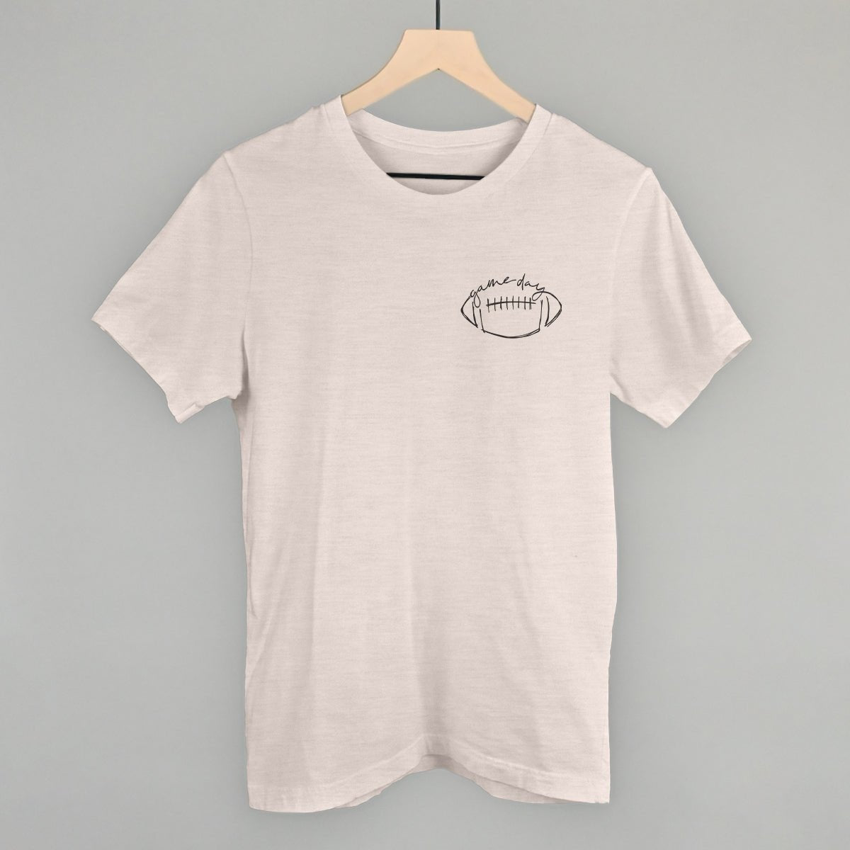 Game Day In Football Scribble (Left Chest) - Shop LINNY CO