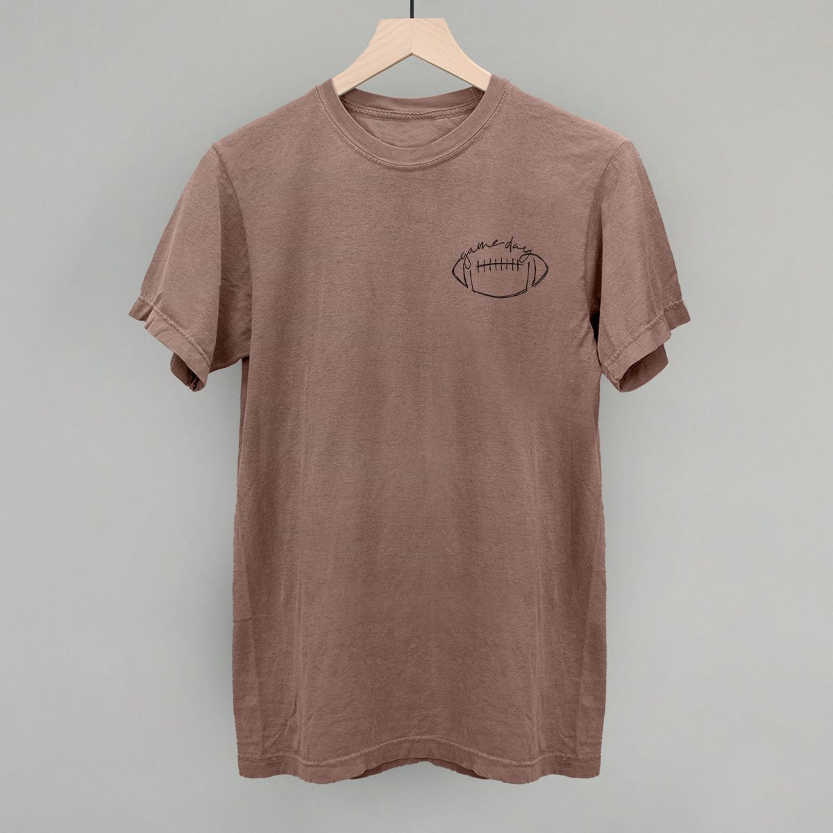 Game Day In Football Scribble (Left Chest) - Shop LINNY CO