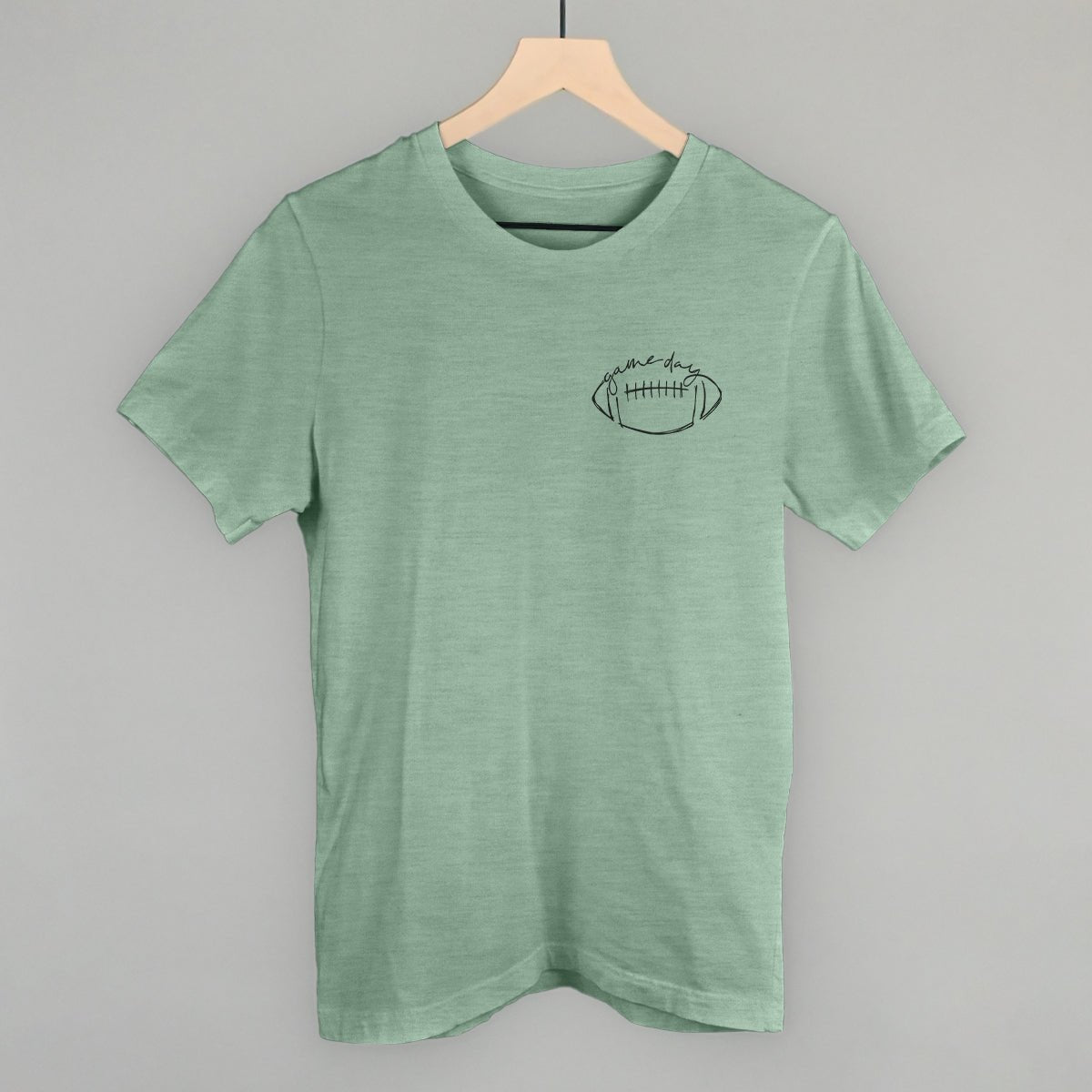 Game Day In Football Scribble (Left Chest) - Shop LINNY CO