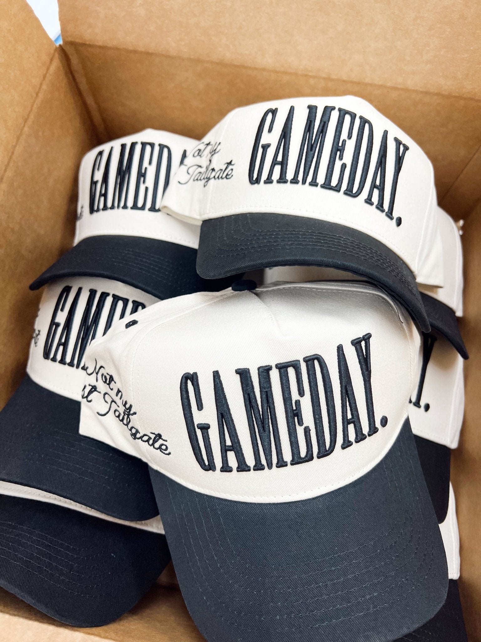 GAMEDAY. - Not My First Tailgate Vintage Trucker Hat - Shop LINNY CO