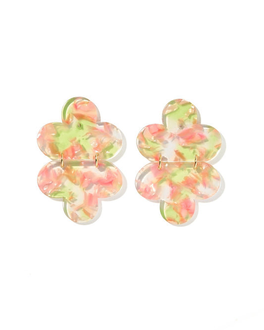 Gianna Statement Earrings - Cherry Blossom - Shop LINNY CO