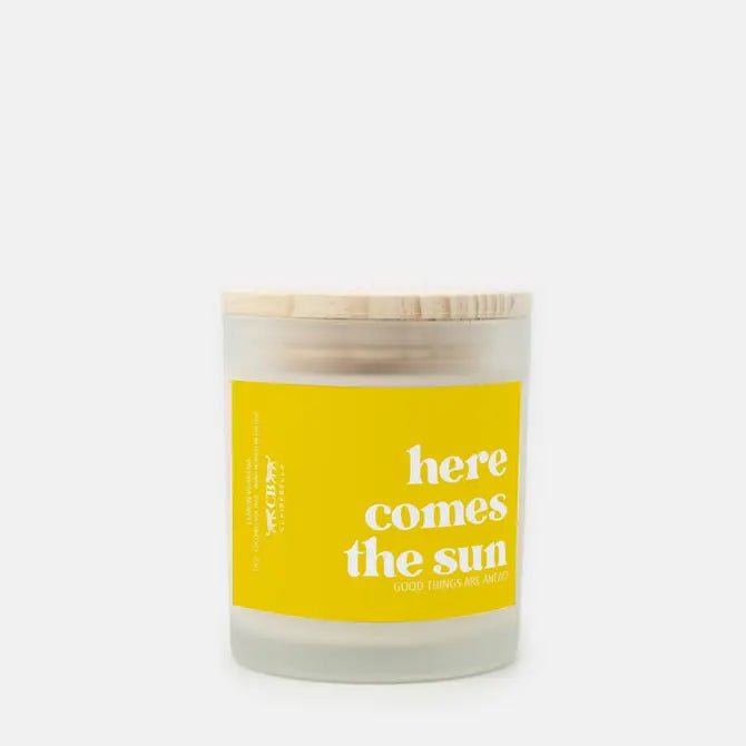 Glass Candle - Here Comes The Sun (Lemon Verbena) - Shop LINNY CO