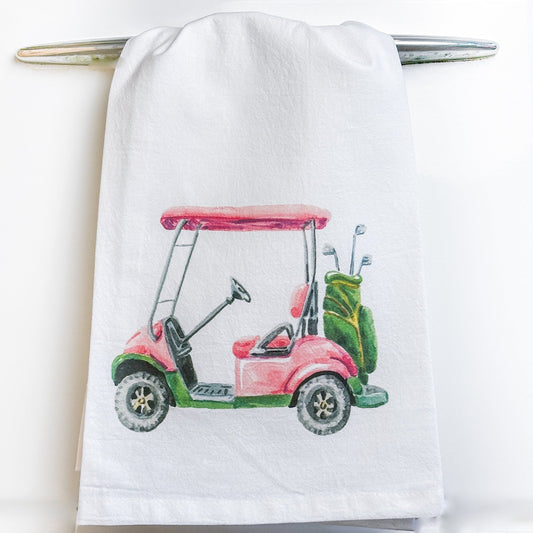 Golf Cart Tea Towel - Shop LINNY CO
