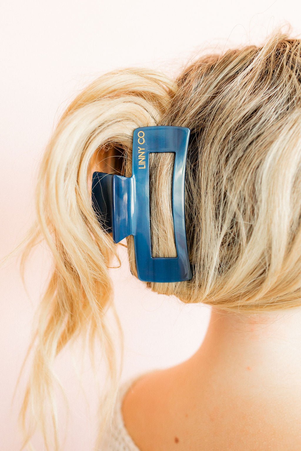 Hair Clip - Harper Navy Blue - Shop LINNY CO