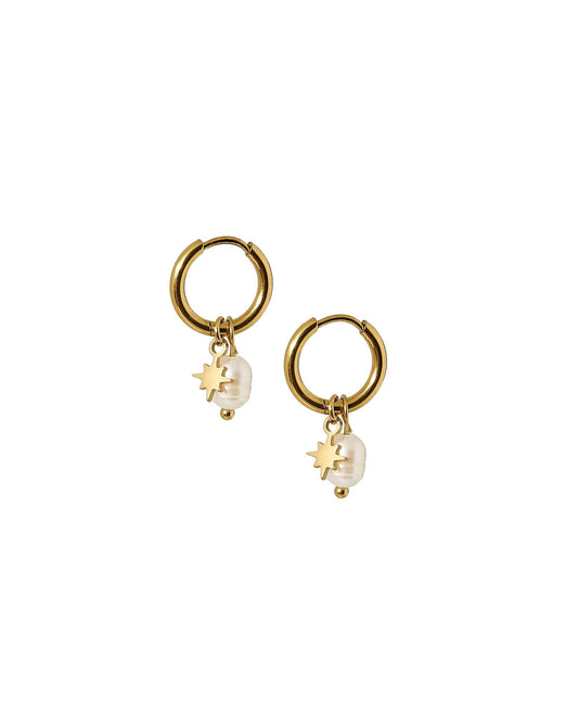 Huggie Charm Earrings - Cora Pearl - Shop LINNY CO