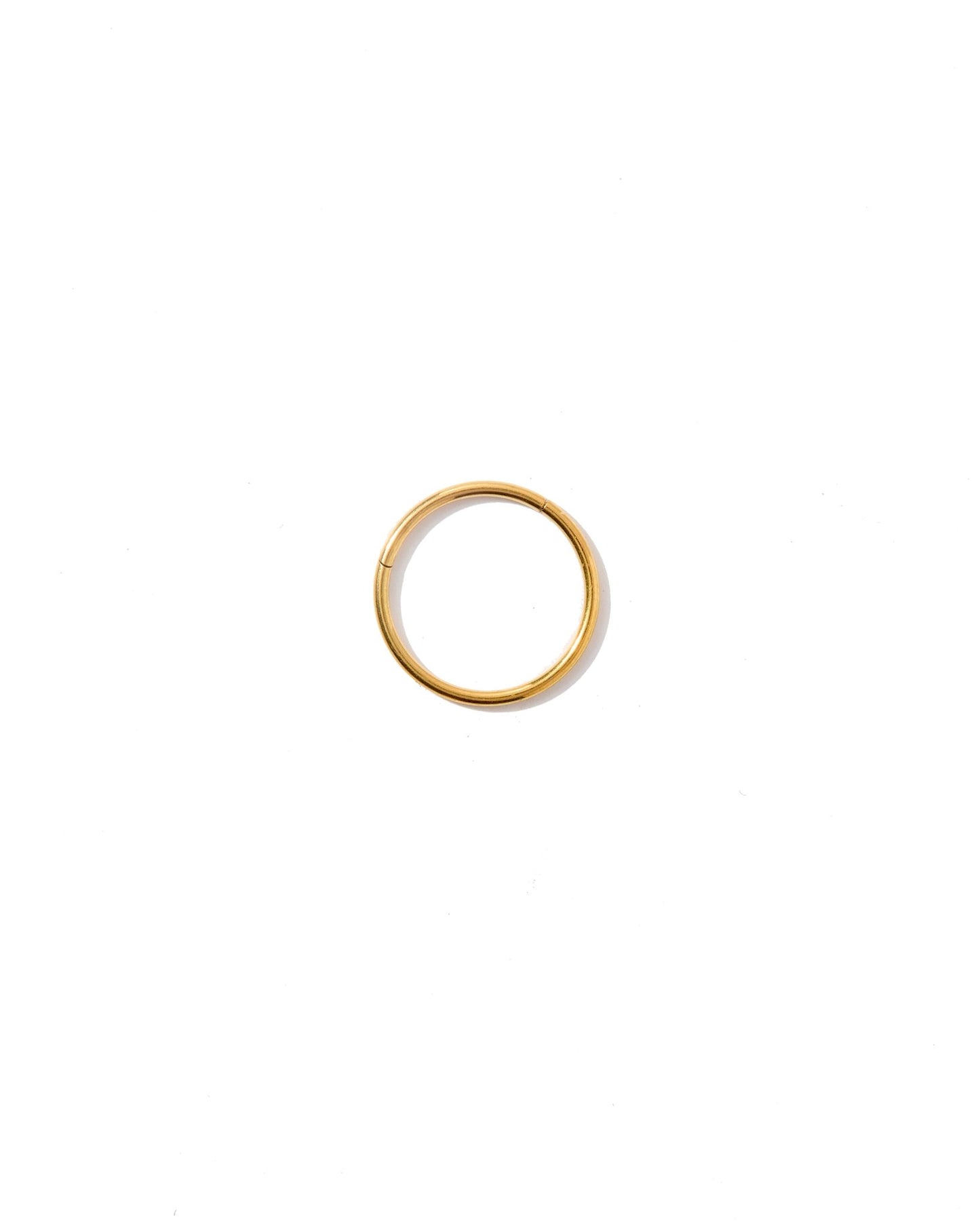 Huggie Infinity Hoop Earrings - Ava Gold 12mm - Shop LINNY CO