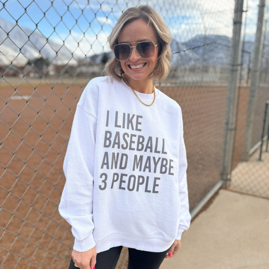 I Like Baseball and Maybe 3 People - Shop LINNY CO