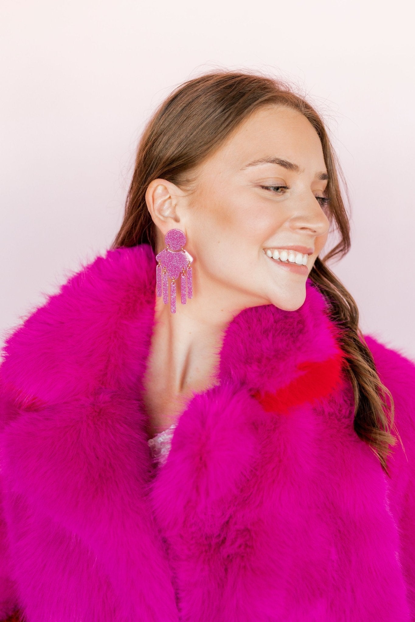 Janelle - Magenta Glitter - Shop LINNY CO