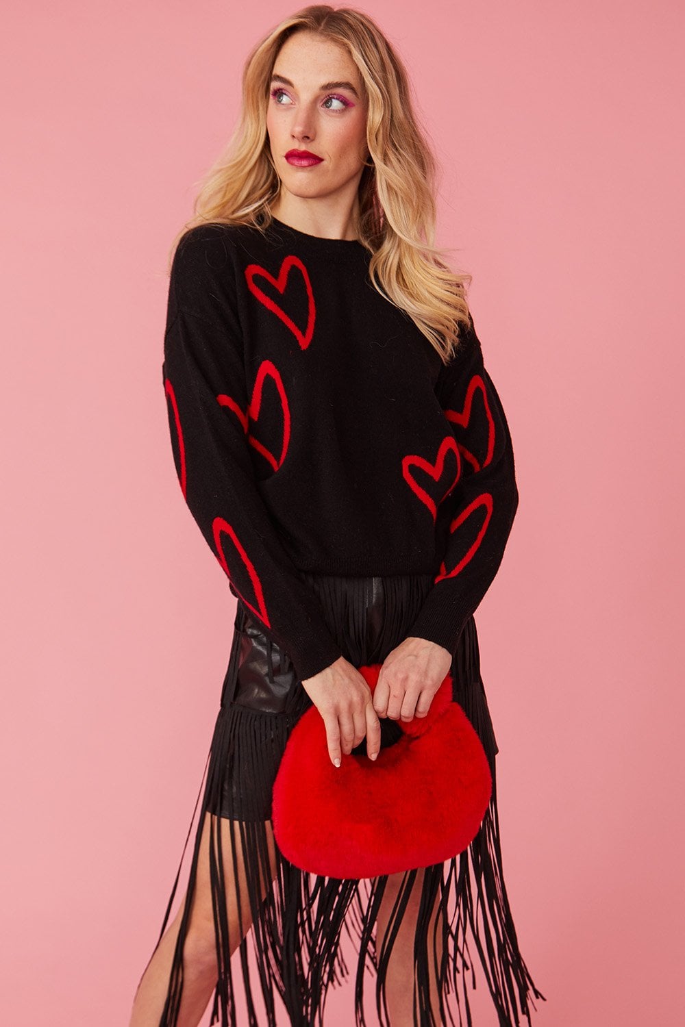 Charlotte Faux Fur Bag
