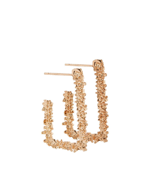 Joy Hoop Earrings - Gold - Shop LINNY CO