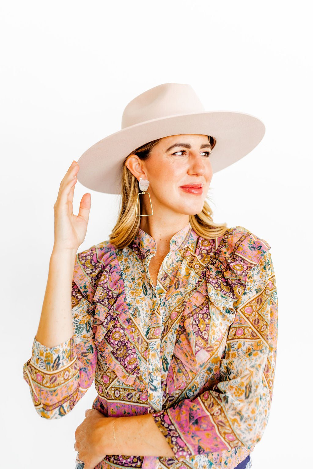 Kaelyn Statement Earrings - Milky Way - Shop LINNY CO