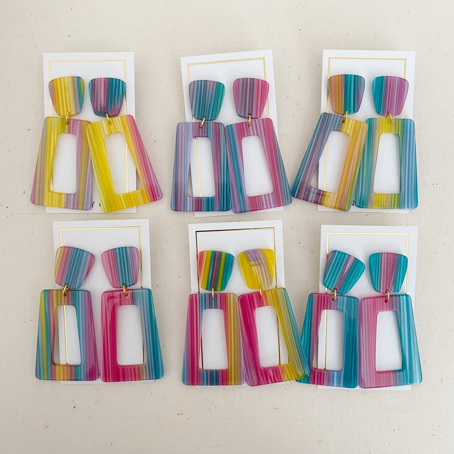 Kennedy Statement Earrings - Fiesta - Shop LINNY CO