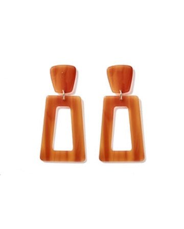 Kennedy Statement Earrings - Honey - Shop LINNY CO