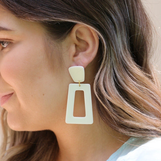 Kennedy Statement Earrings - Key Lime Pie - Shop LINNY CO