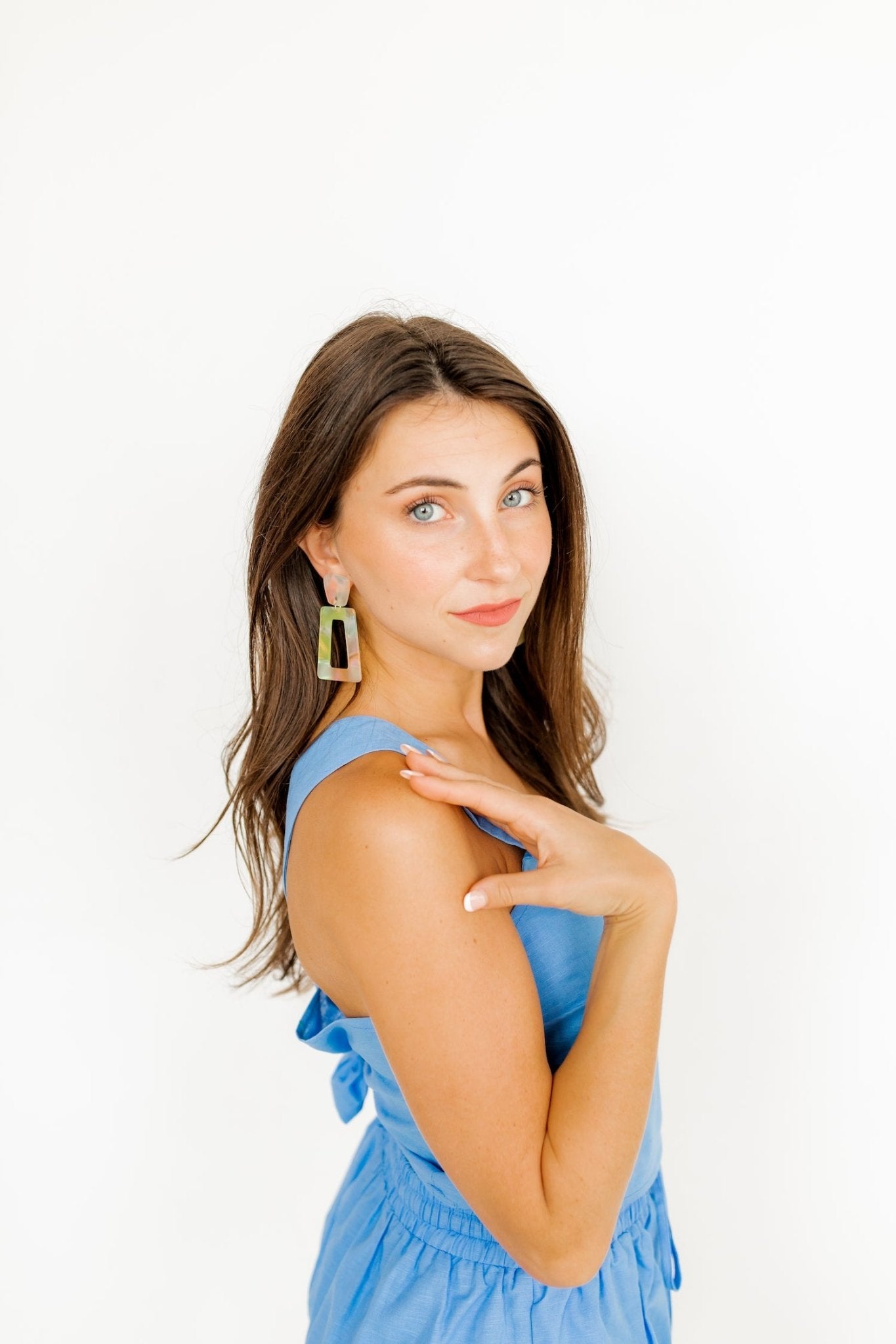 Kennedy Statement Earrings - Neon Punch - Shop LINNY CO