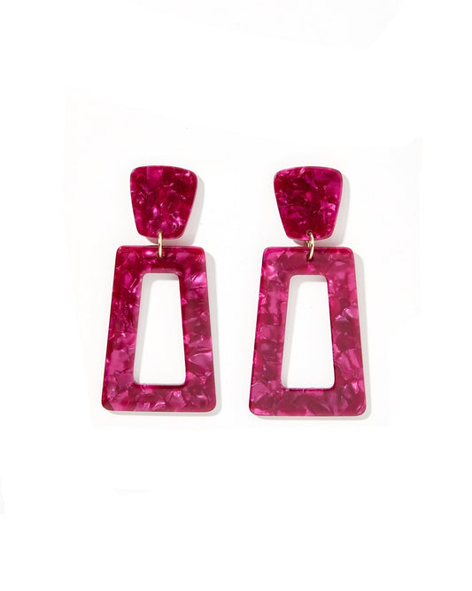 Kennedy Statement Earrings - Pinot Noir - Shop LINNY CO