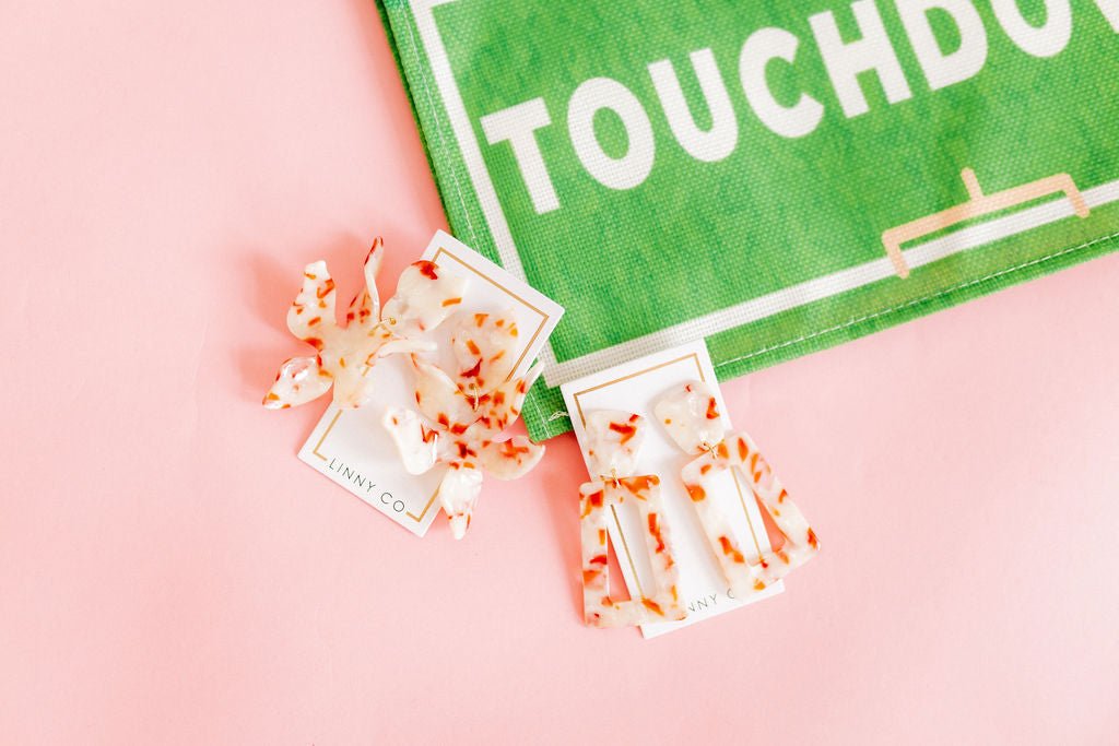 Kennedy Statement Earrings - Texas Pearl - Shop LINNY CO