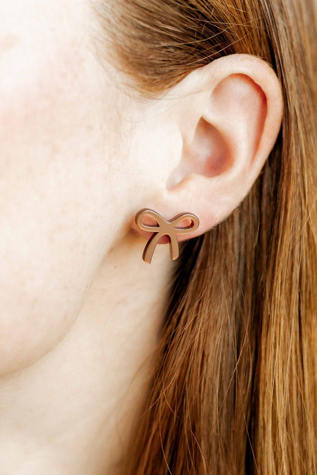 Kylie Bow Earrings - Espresso - Shop LINNY CO