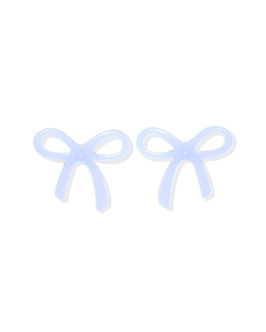 Kylie Bow Earrings - Lavender Haze - Shop LINNY CO