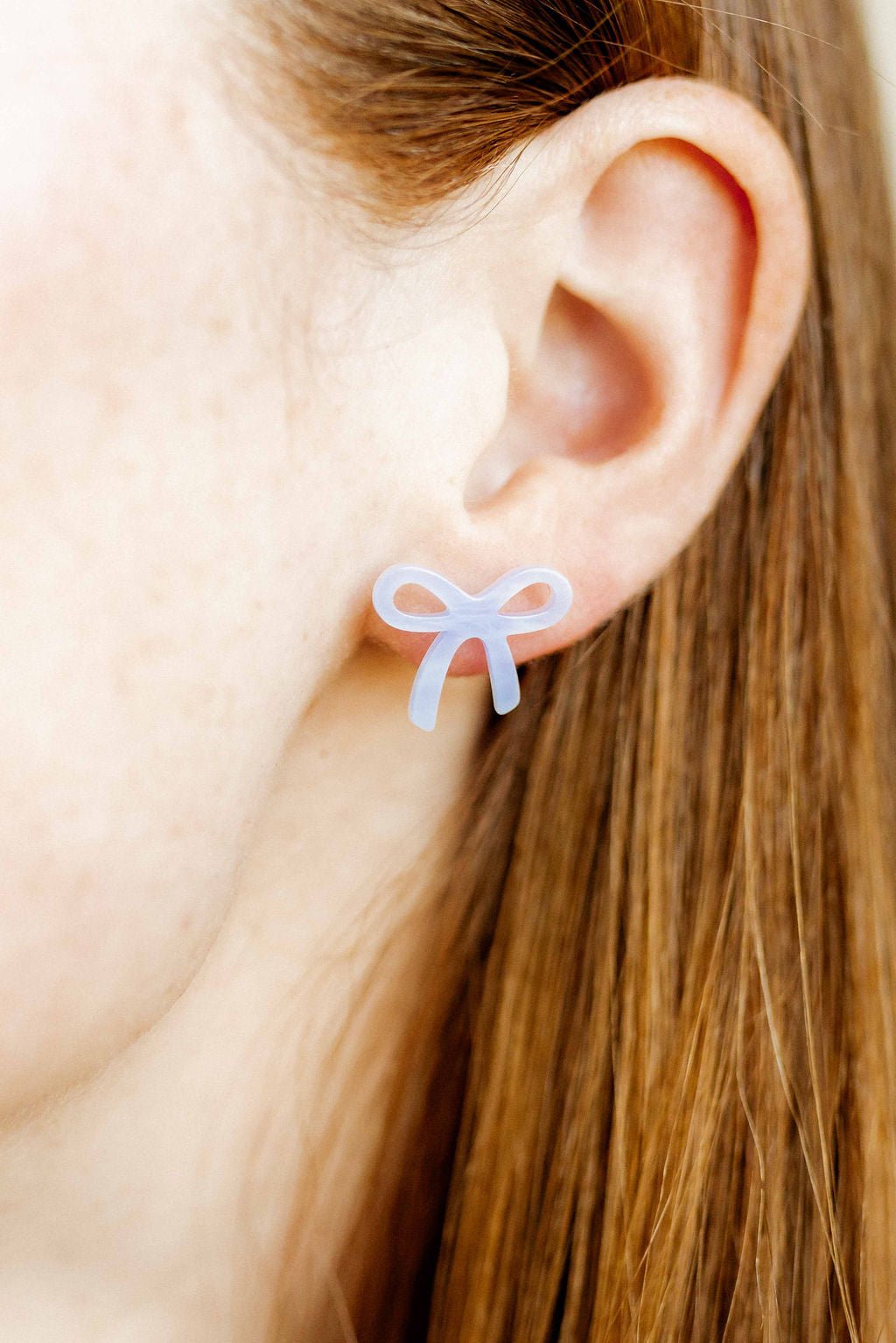 Kylie Bow Earrings - Lavender Haze - Shop LINNY CO