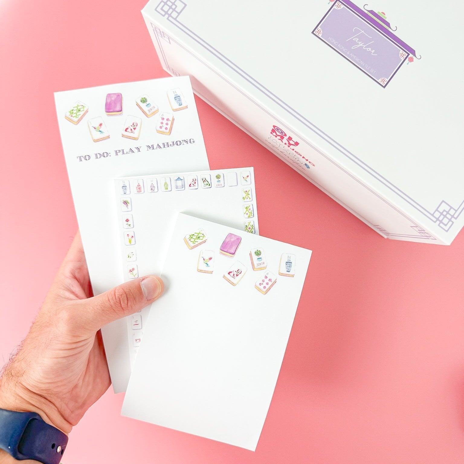 Large Mahjong Tiles Notepad - Shop LINNY CO