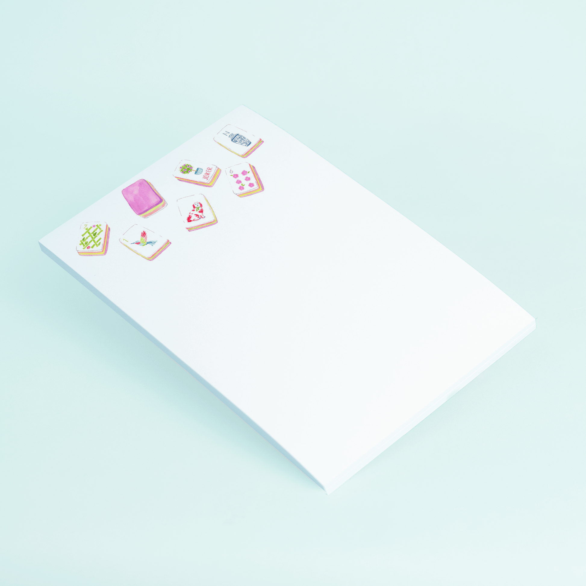 Large Mahjong Tiles Notepad - Shop LINNY CO
