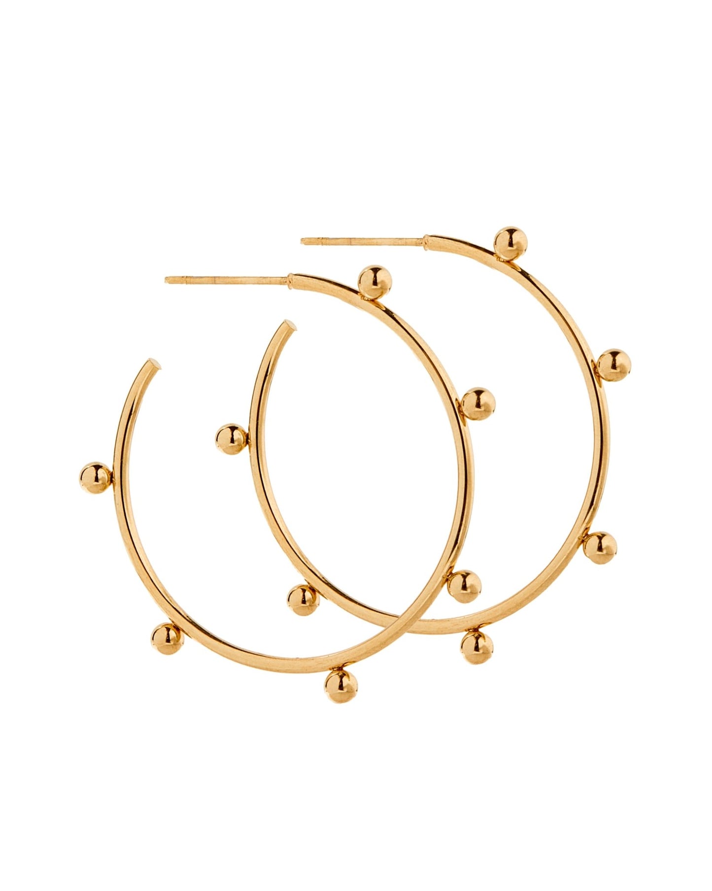 Lauren Large Hoop Earrings - Gold - Shop LINNY CO