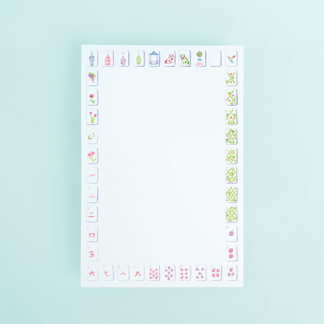 Mahjong Notepad - Shop LINNY CO