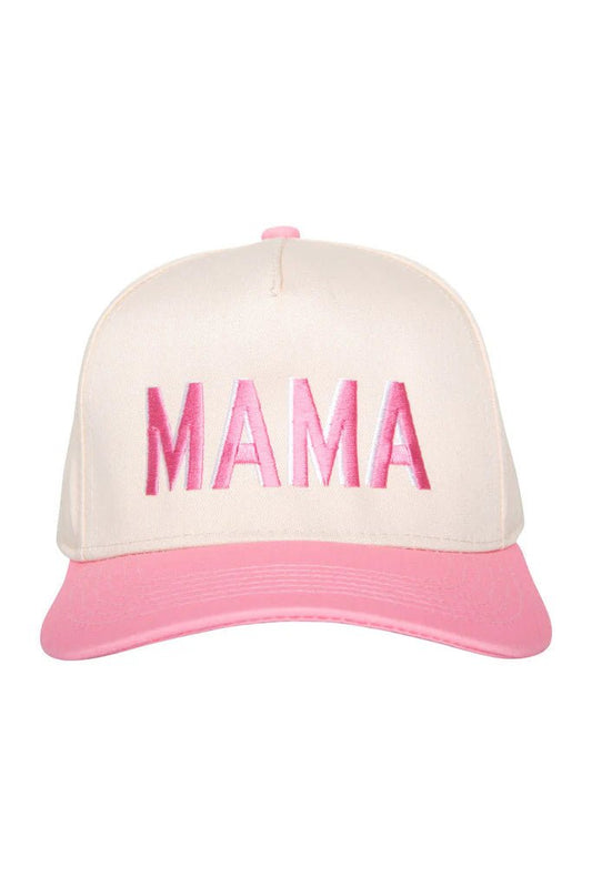 MAMA Two - Toned Pink - Vintage Trucker Hat - Shop LINNY CO