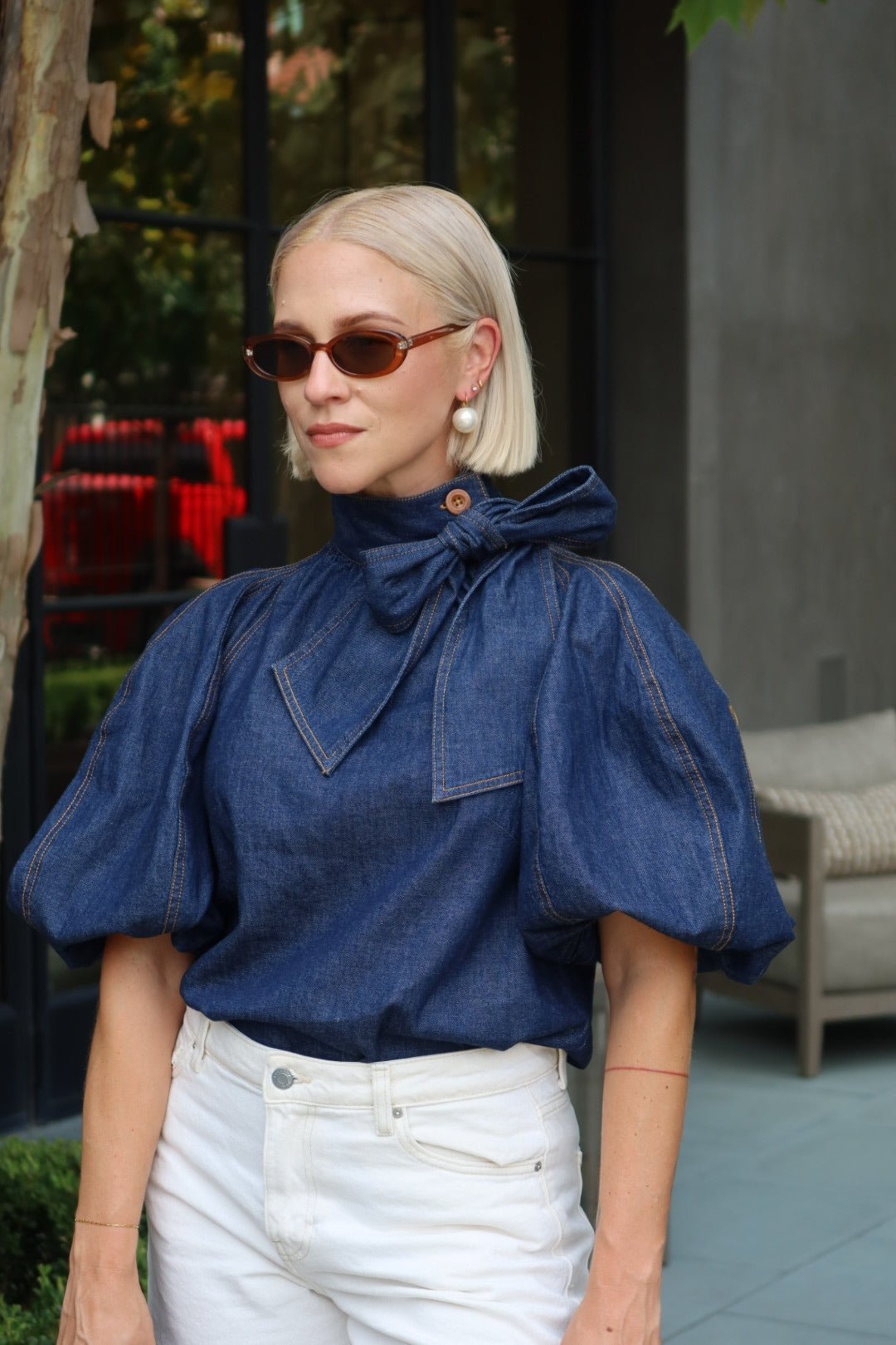 Mary Pearl Statement Earrings - Shop LINNY CO