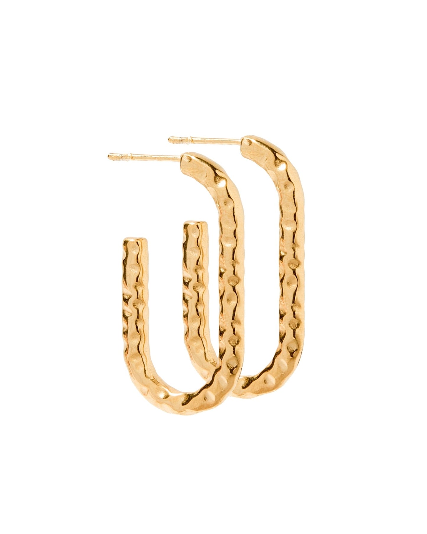 Melinda Hoop Earrings - Gold - Shop LINNY CO