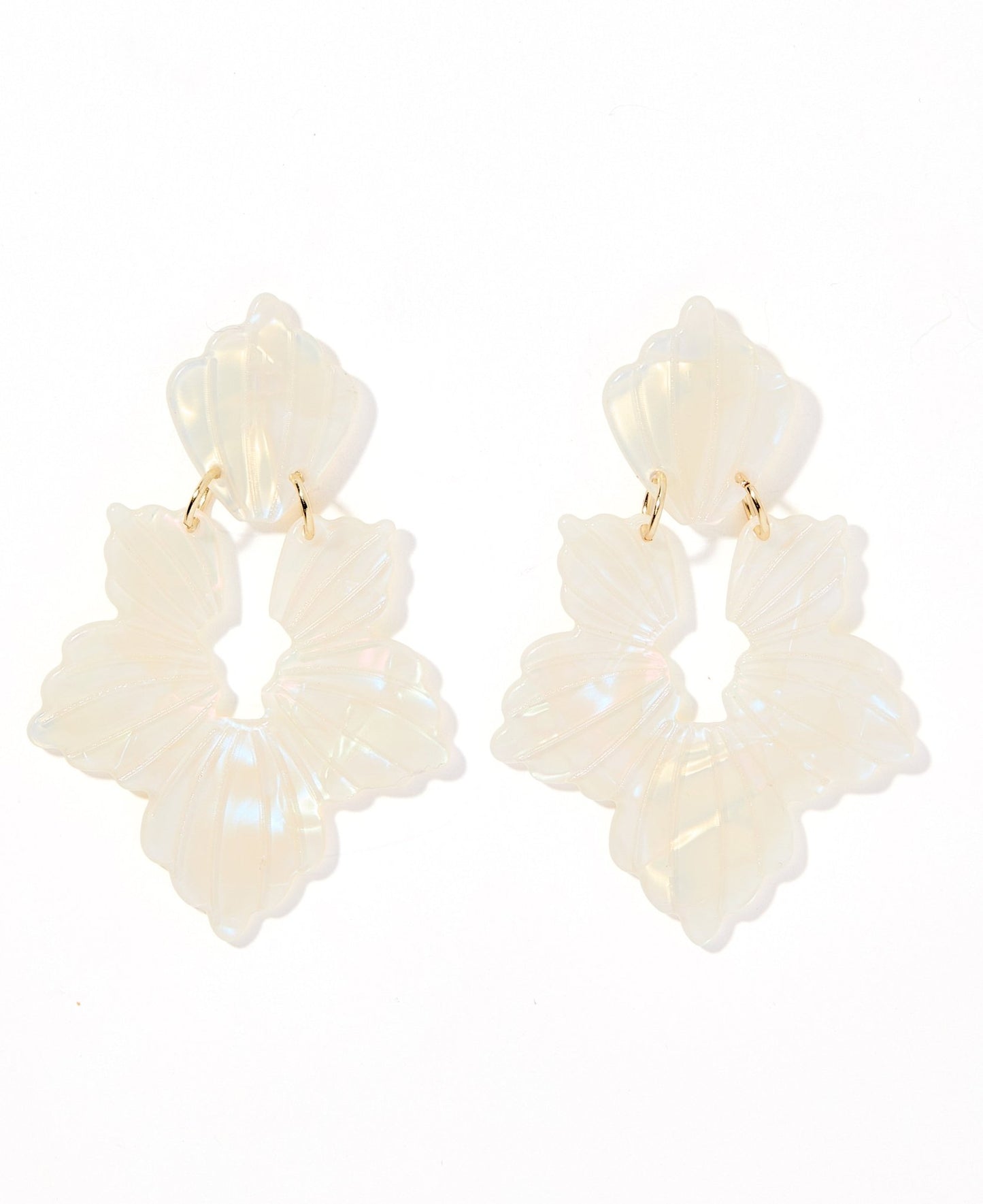 Michelle Statement Earrings - Iridescent - Shop LINNY CO