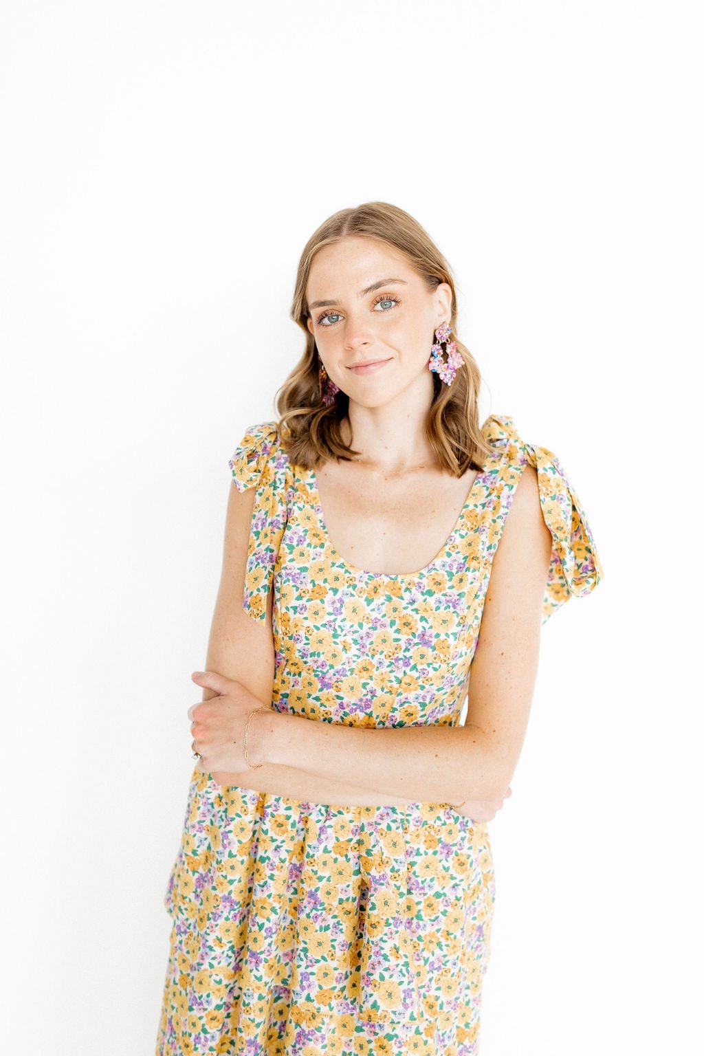 Michelle Statement Earrings - Pink Birthday Confetti - Shop LINNY CO